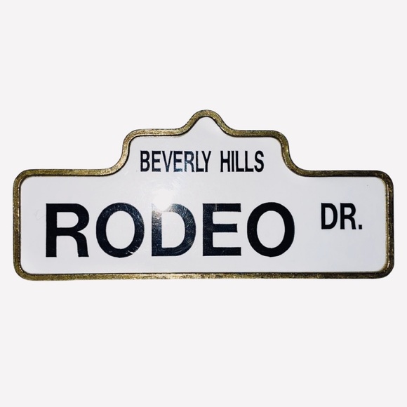 Vintage Other - Vintage 80's Large Beverly Hills Rodeo Sign Magnet